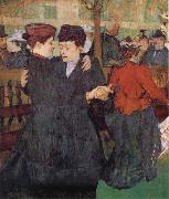 Henri de toulouse-lautrec Two Women Dancing at the Moulin Rouge